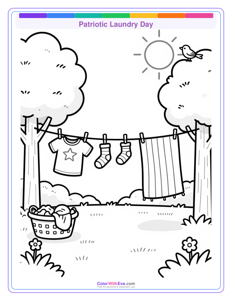 Patriotic Laundry Day preview