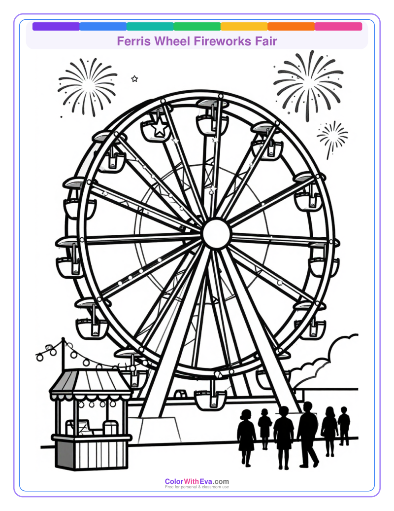Ferris Wheel Fireworks Fair preview