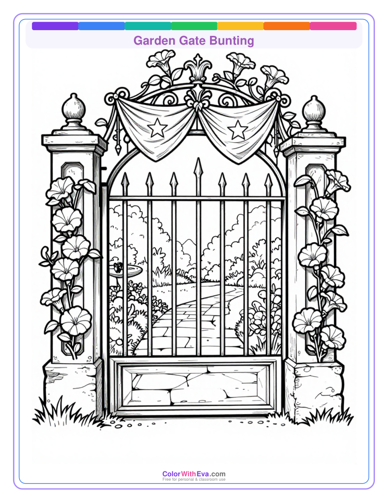 Garden Gate Bunting preview