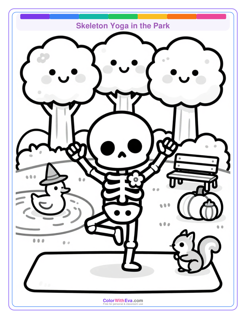 Skeleton Yoga in the Park thumbnail
