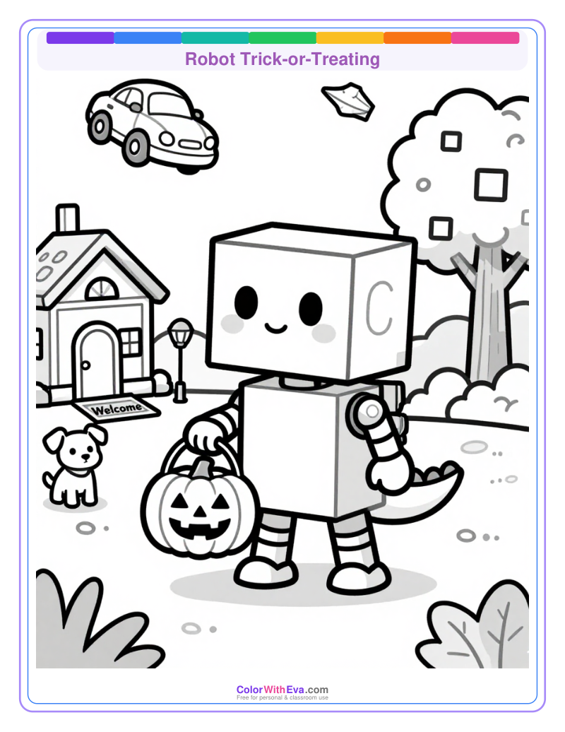 Robot Trick-or-Treating thumbnail
