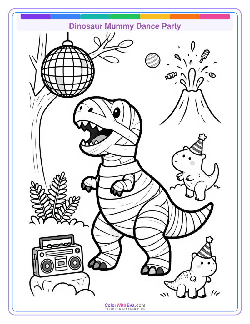 Dinosaur Mummy Dance Party thumbnail