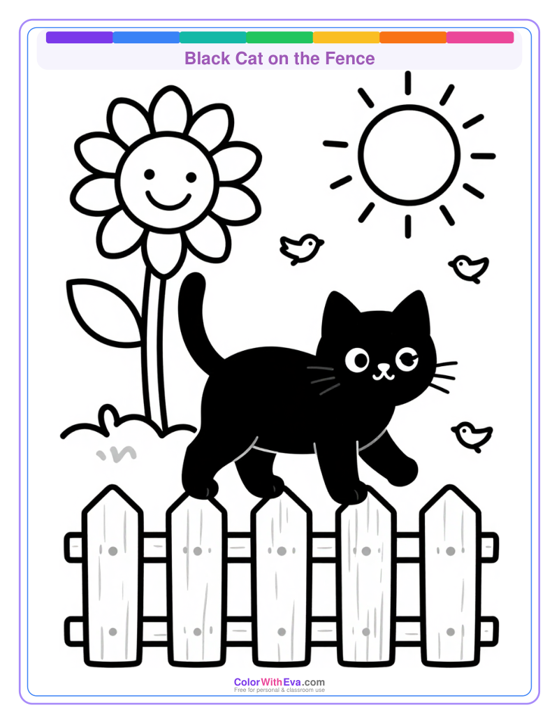 Black Cat on the Fence preview