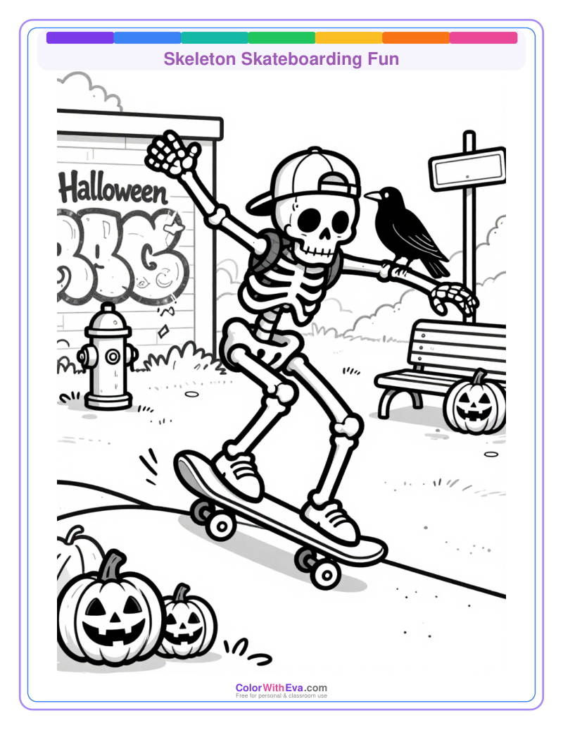 Skeleton Skateboarding Fun thumbnail