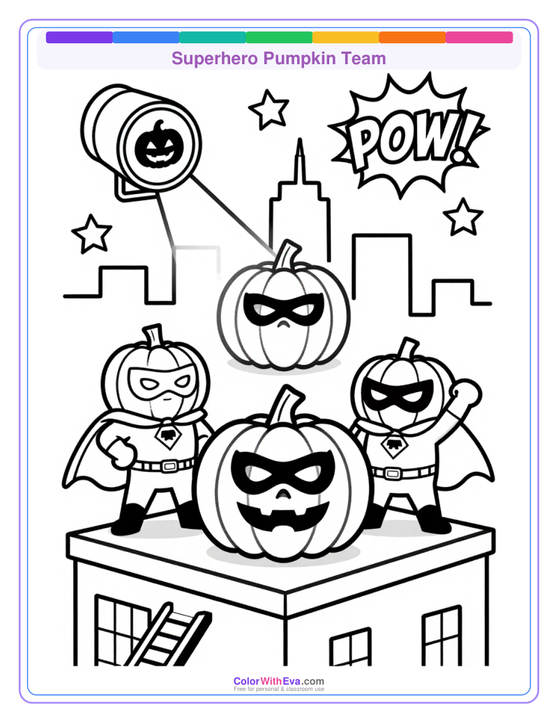 Superhero Pumpkin Team thumbnail