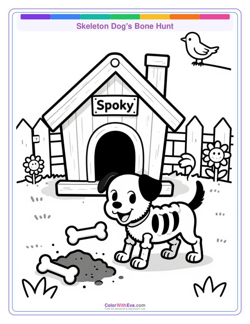 Skeleton Dog's Bone Hunt preview