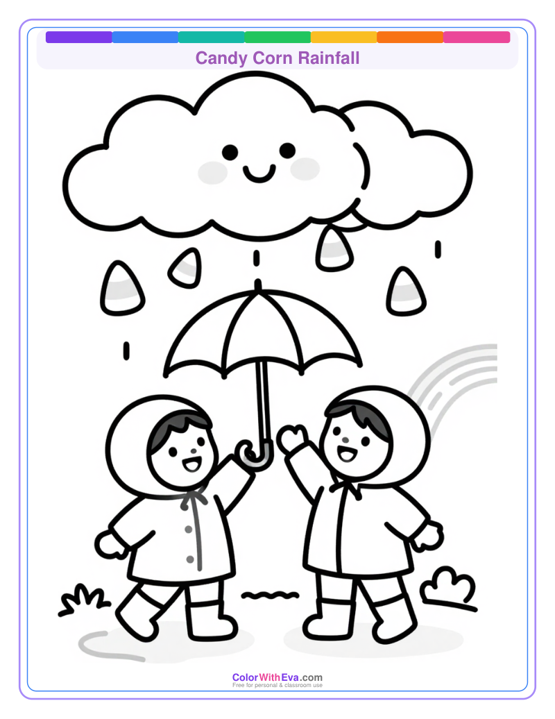 Candy Corn Rainfall preview