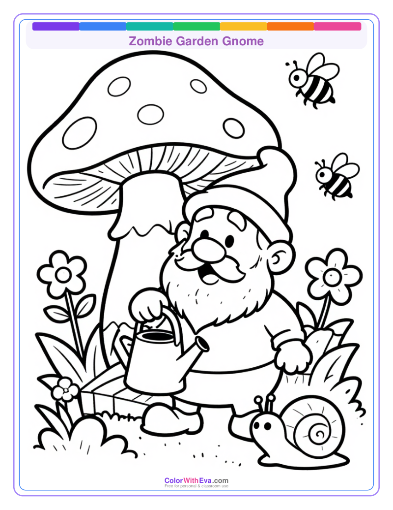 Zombie Garden Gnome preview
