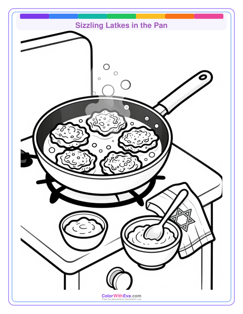 Sizzling Latkes in the Pan preview