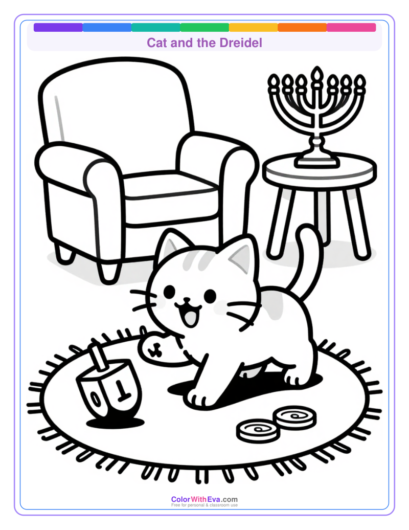 Cat and the Dreidel preview