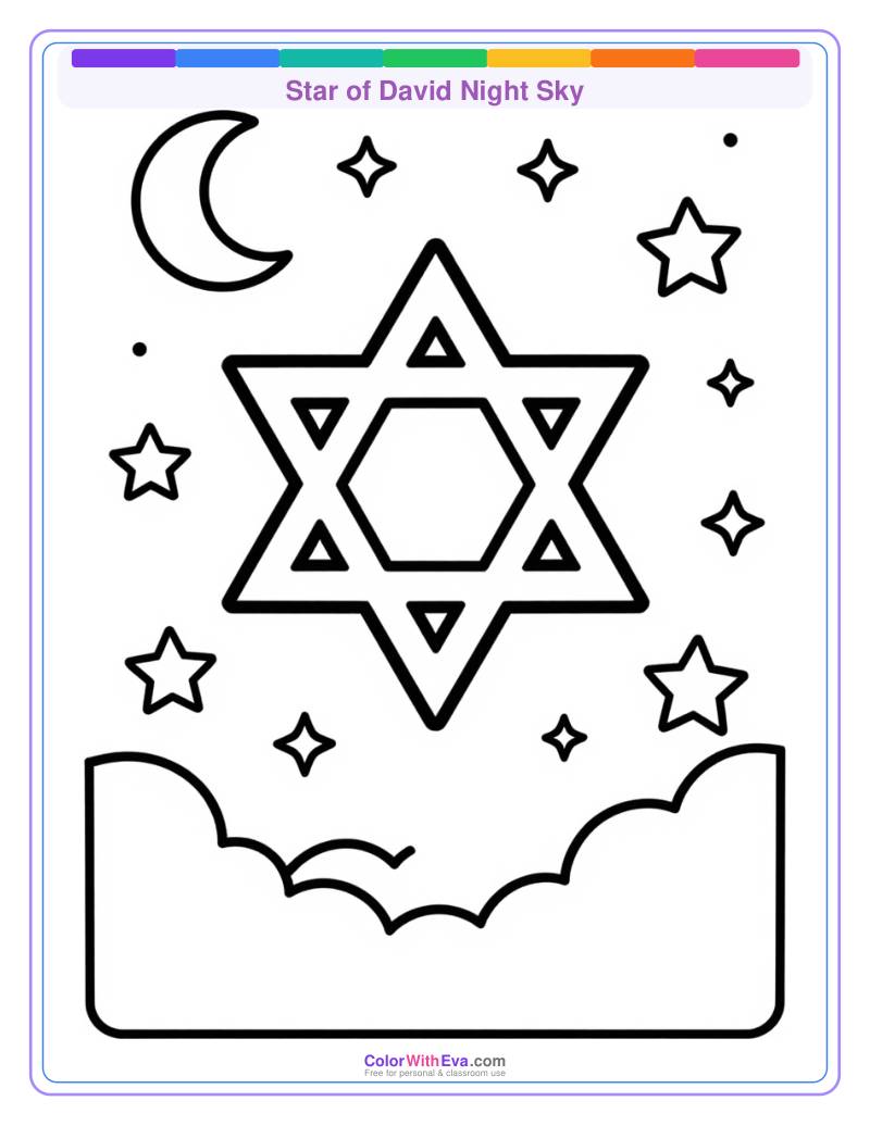 Star of David Night Sky preview