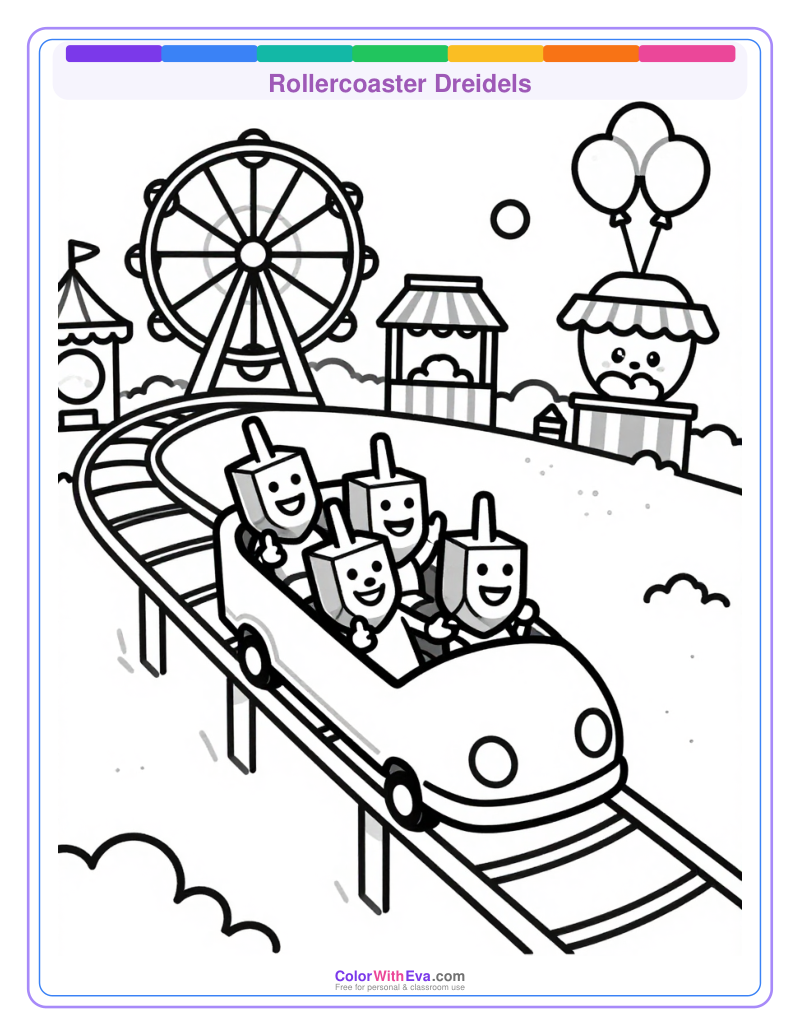 Rollercoaster Dreidels thumbnail