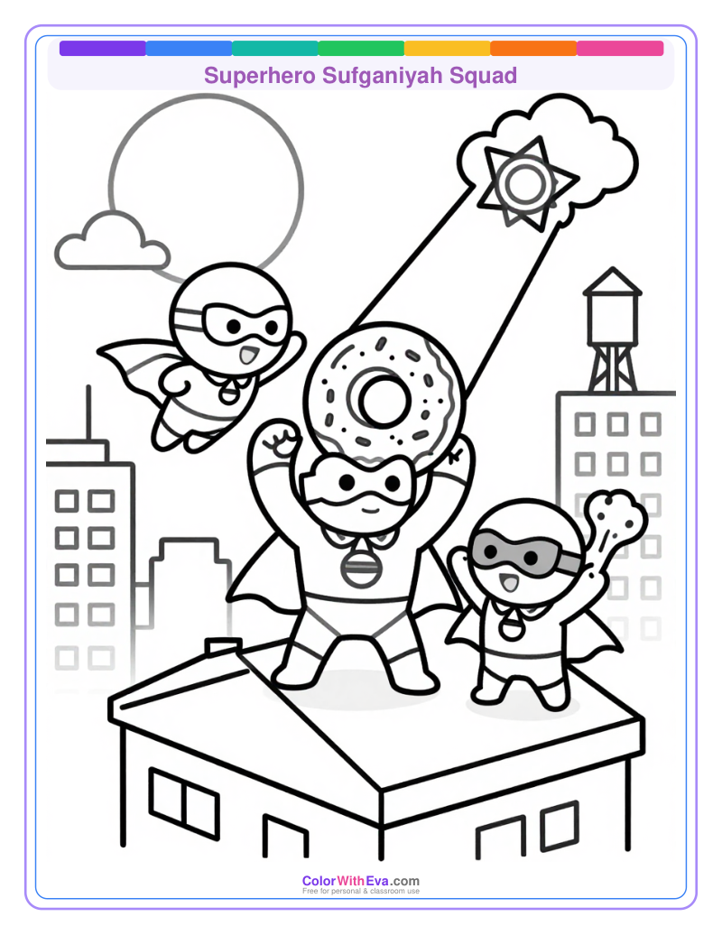 Superhero Sufganiyah Squad thumbnail