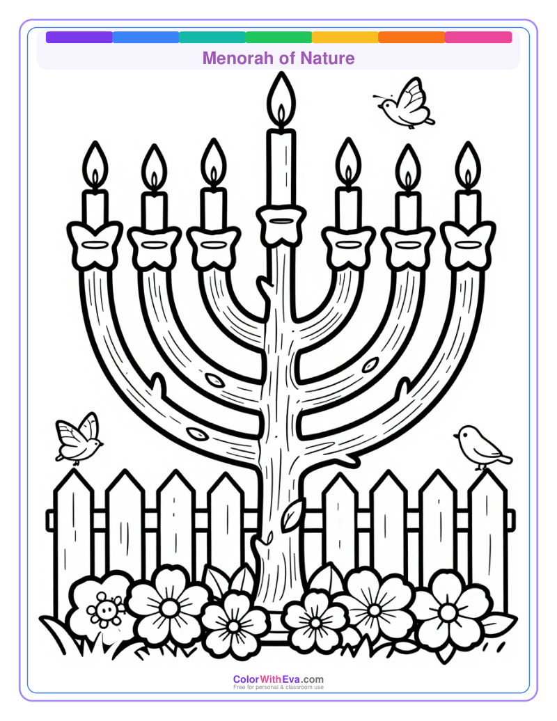 Menorah of Nature preview