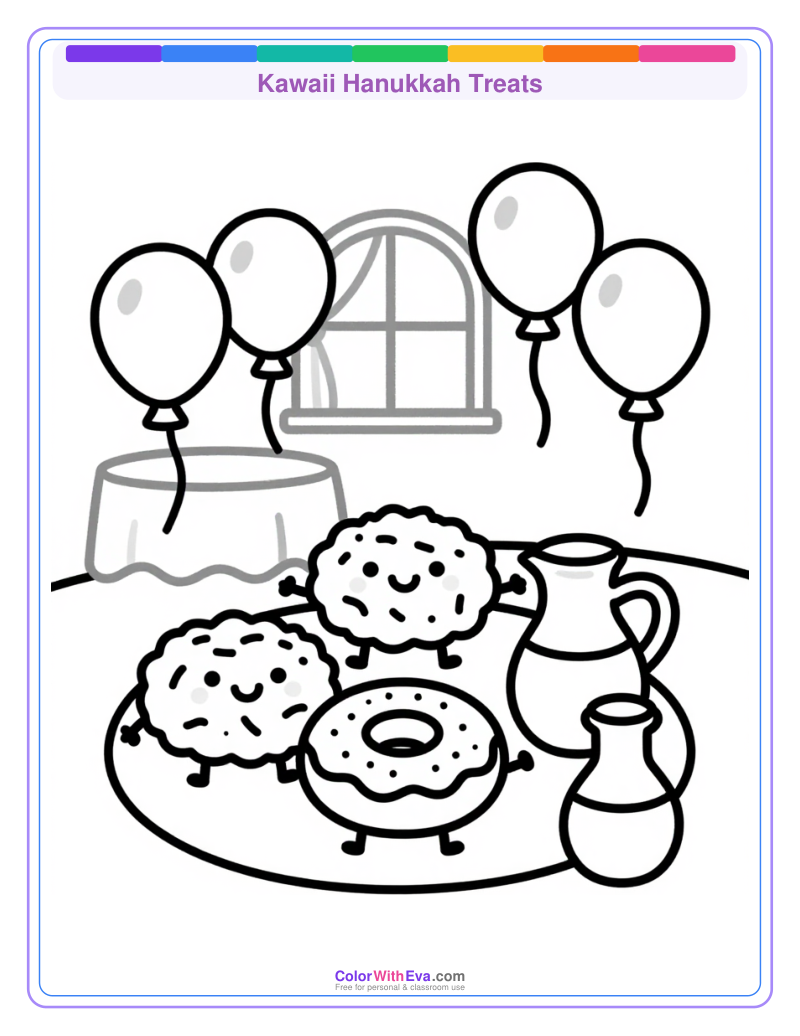 Kawaii Hanukkah Treats thumbnail