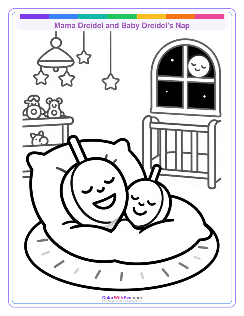 Mama Dreidel and Baby Dreidel's Nap thumbnail