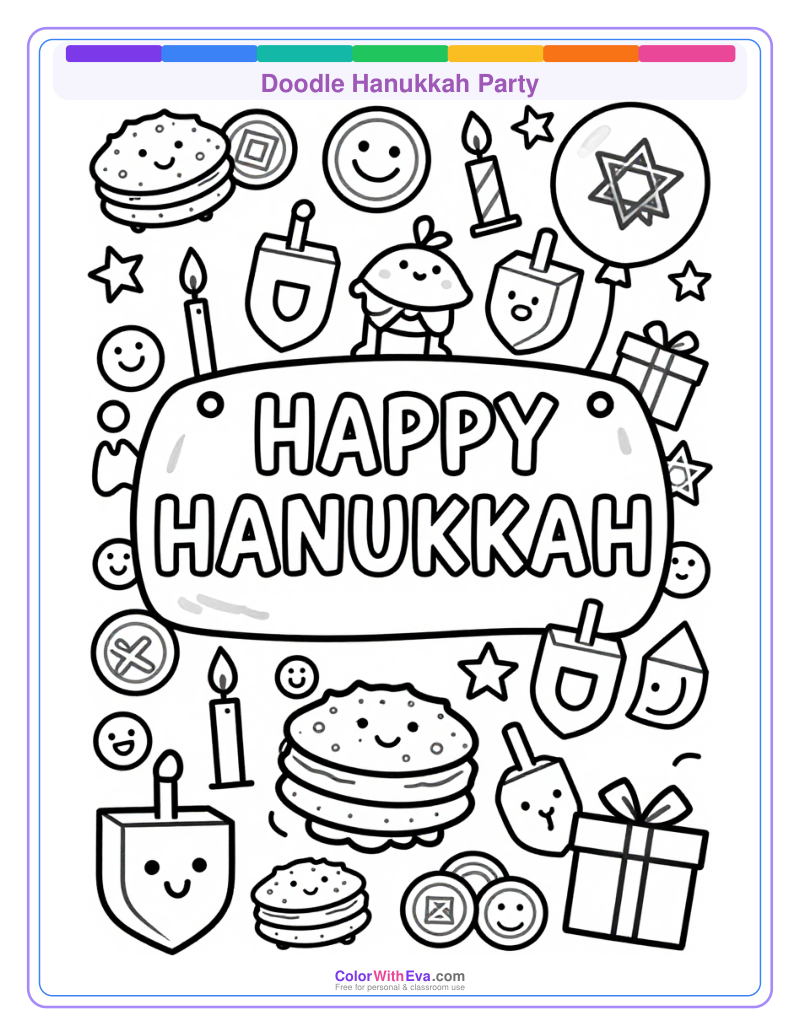 Doodle Hanukkah Party thumbnail