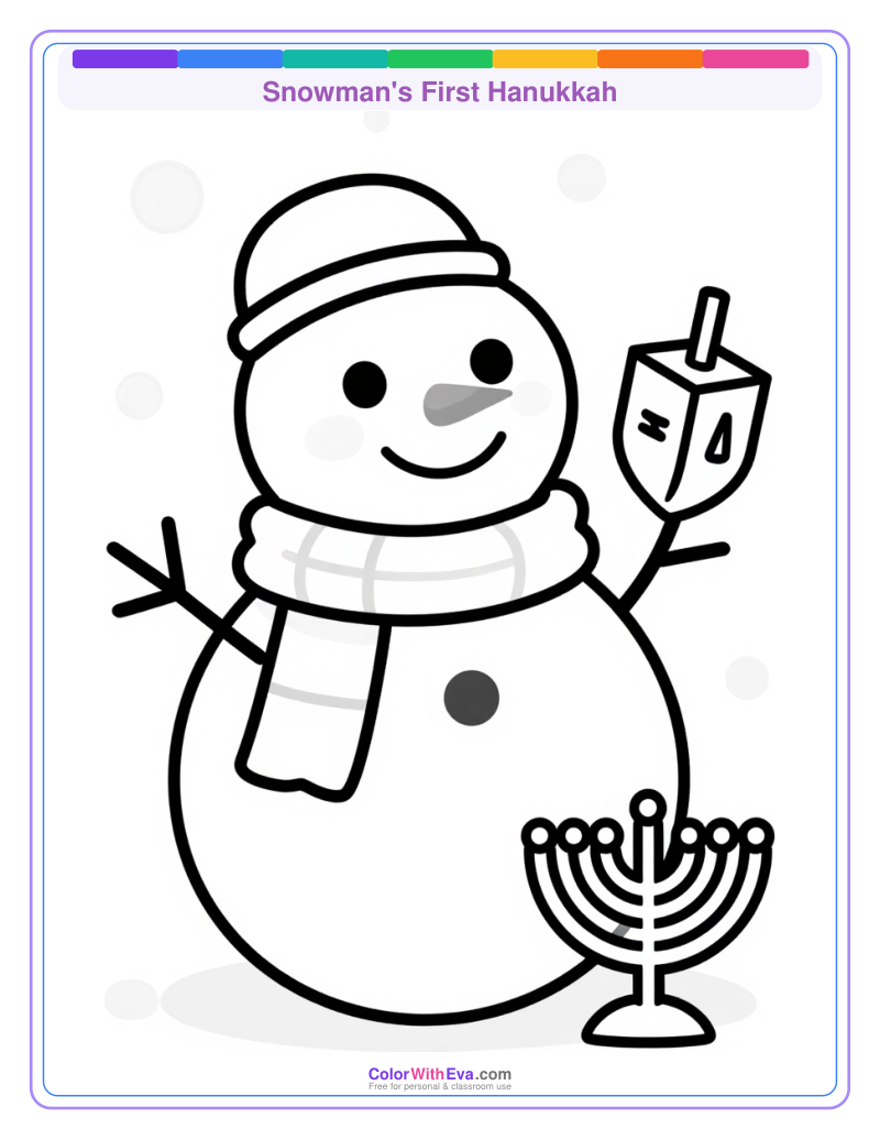 Snowman's First Hanukkah preview