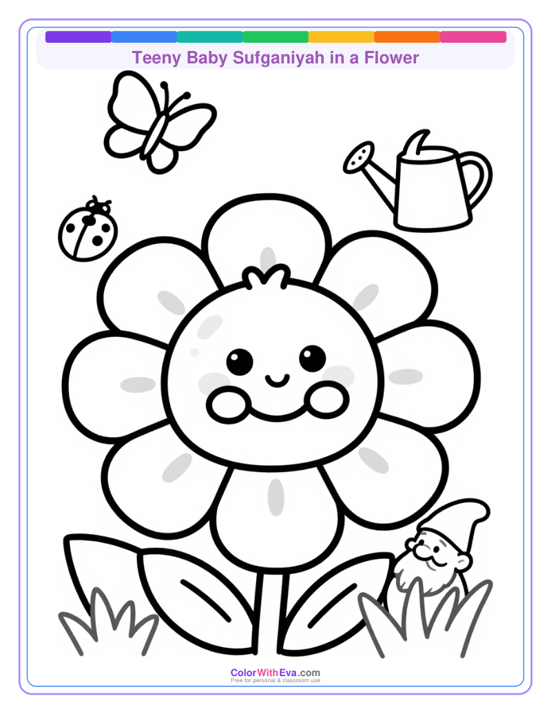 Teeny Baby Sufganiyah in a Flower thumbnail