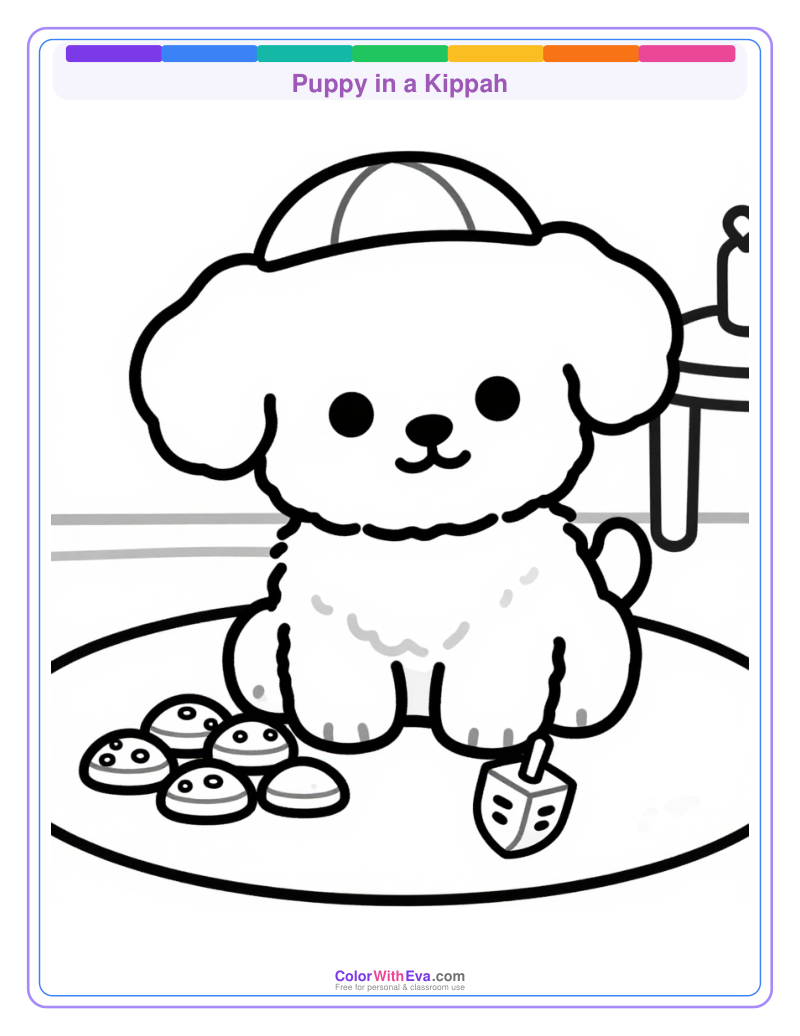 Puppy in a Kippah preview