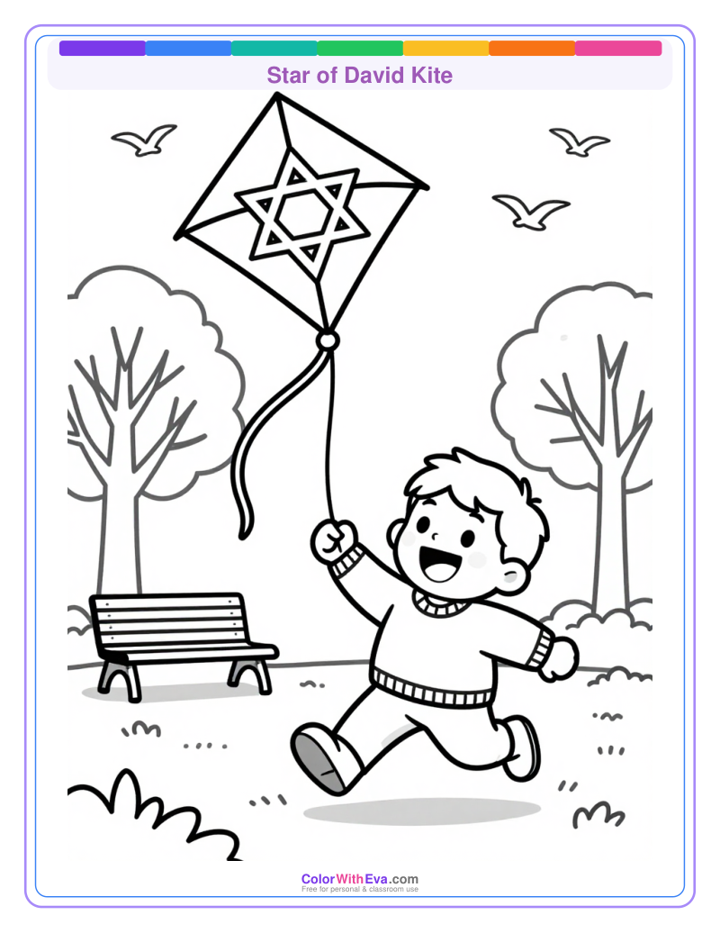 Star of David Kite preview