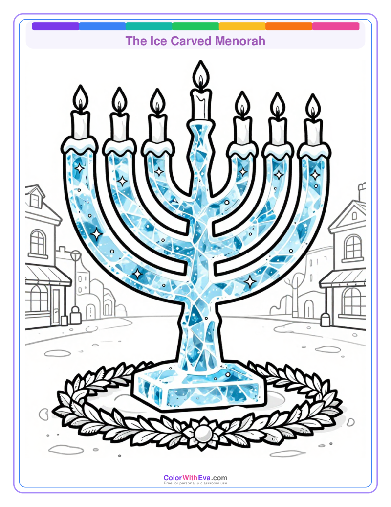 The Ice Carved Menorah preview