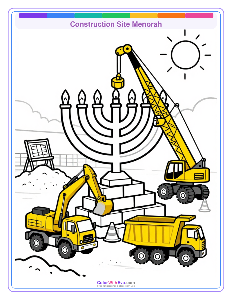 Construction Site Menorah thumbnail