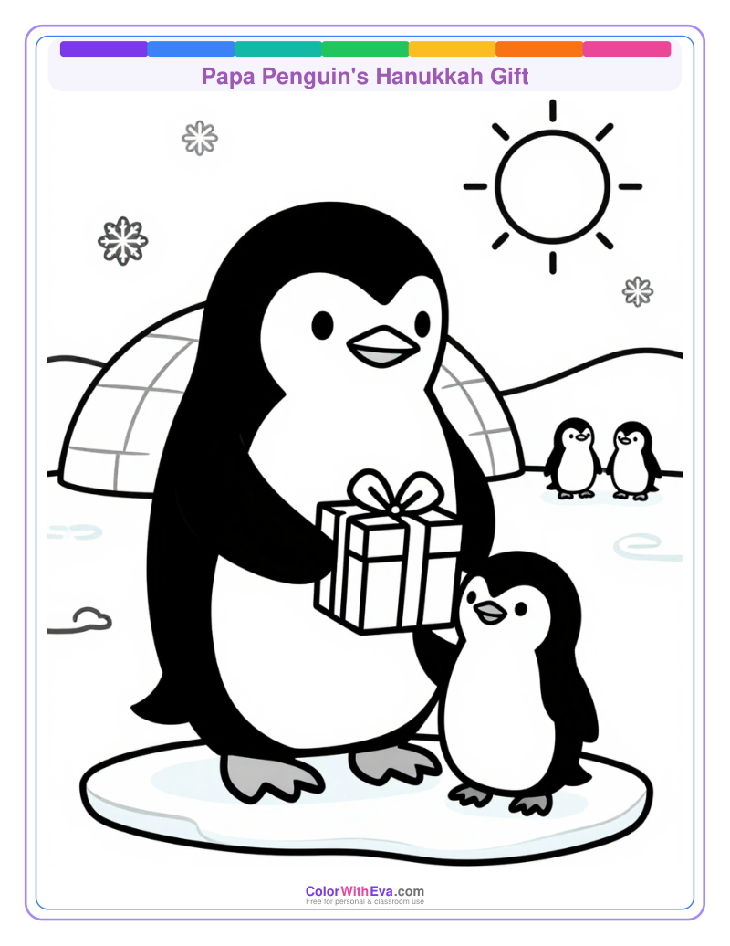 Papa Penguin's Hanukkah Gift thumbnail