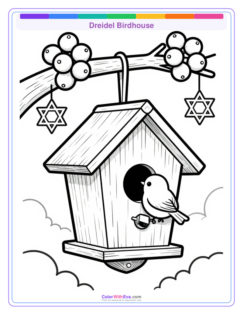 Dreidel Birdhouse preview
