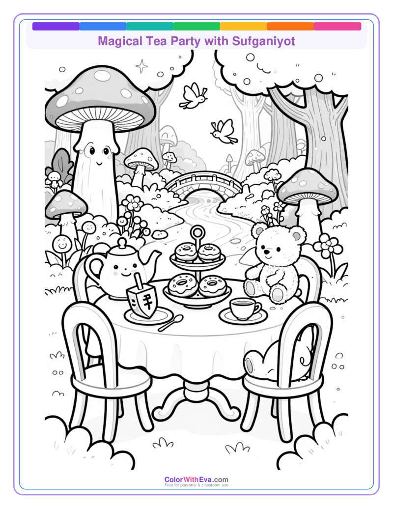 Magical Tea Party with Sufganiyot thumbnail