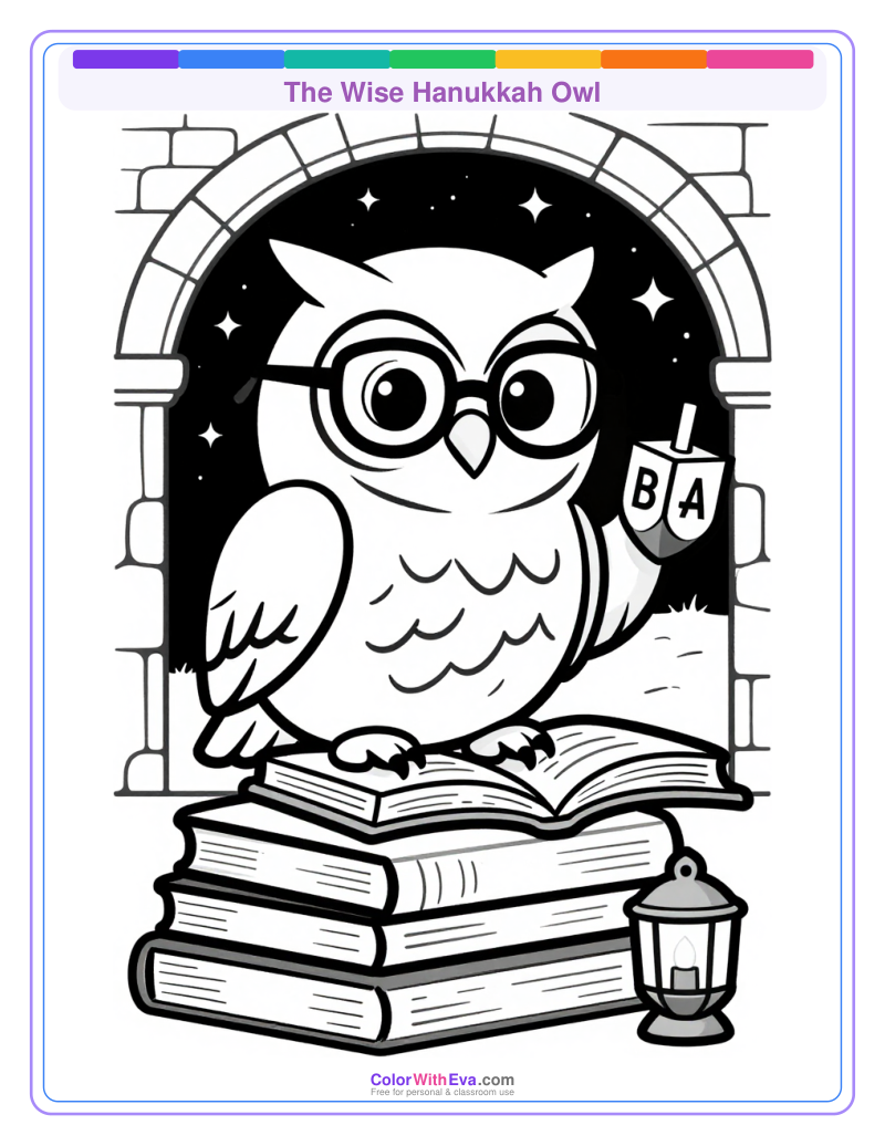 The Wise Hanukkah Owl preview