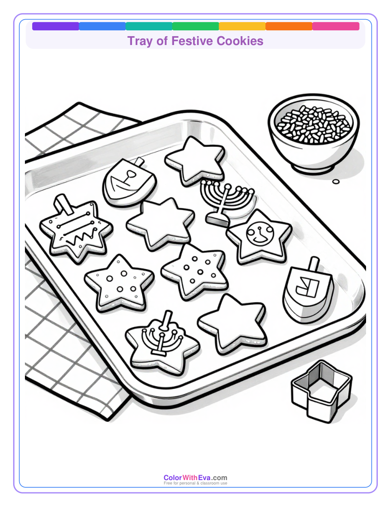 Tray of Festive Cookies preview