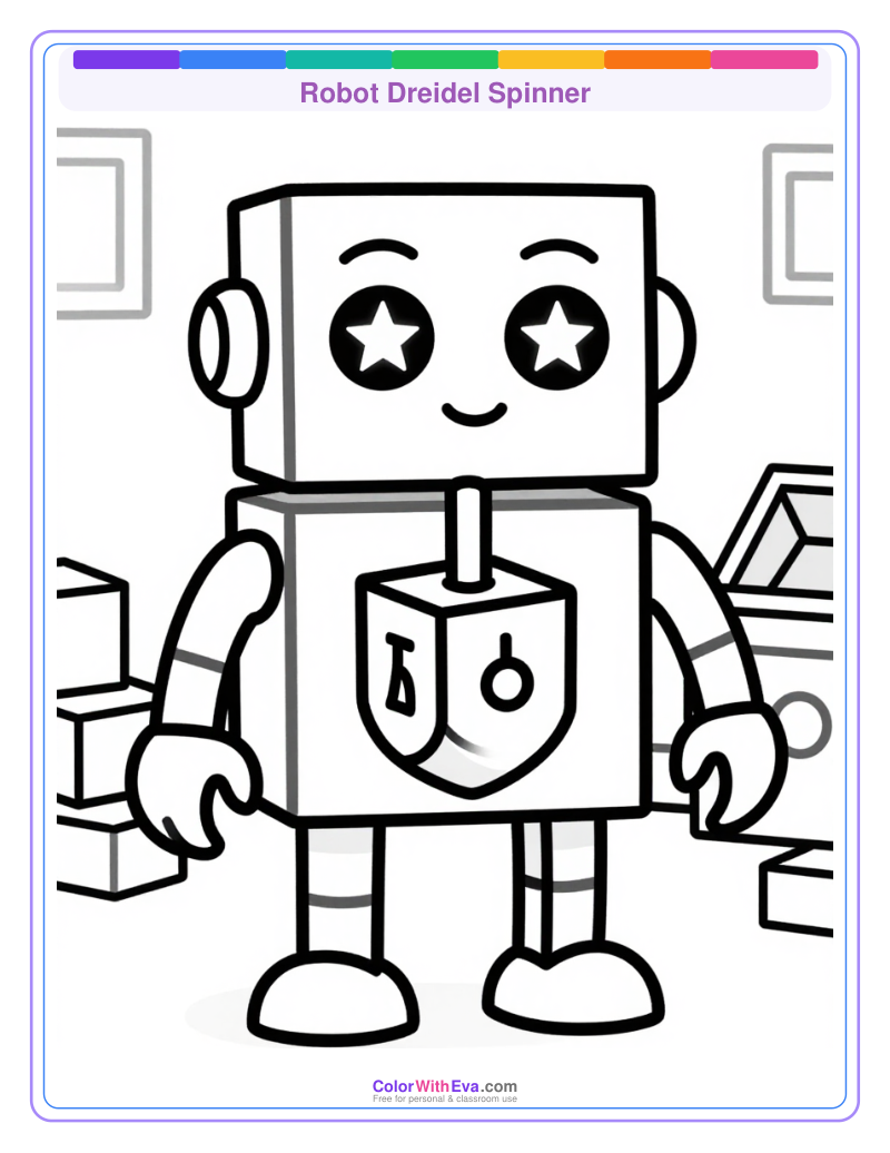 Robot Dreidel Spinner preview