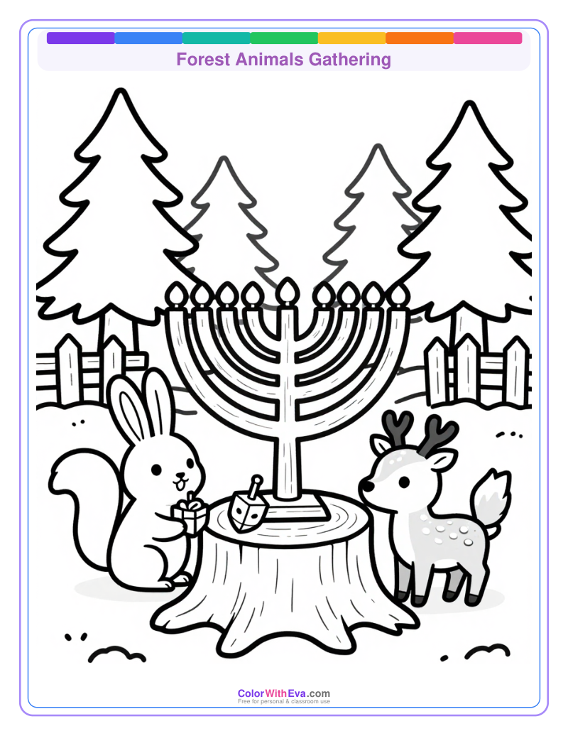 Forest Animals Gathering preview