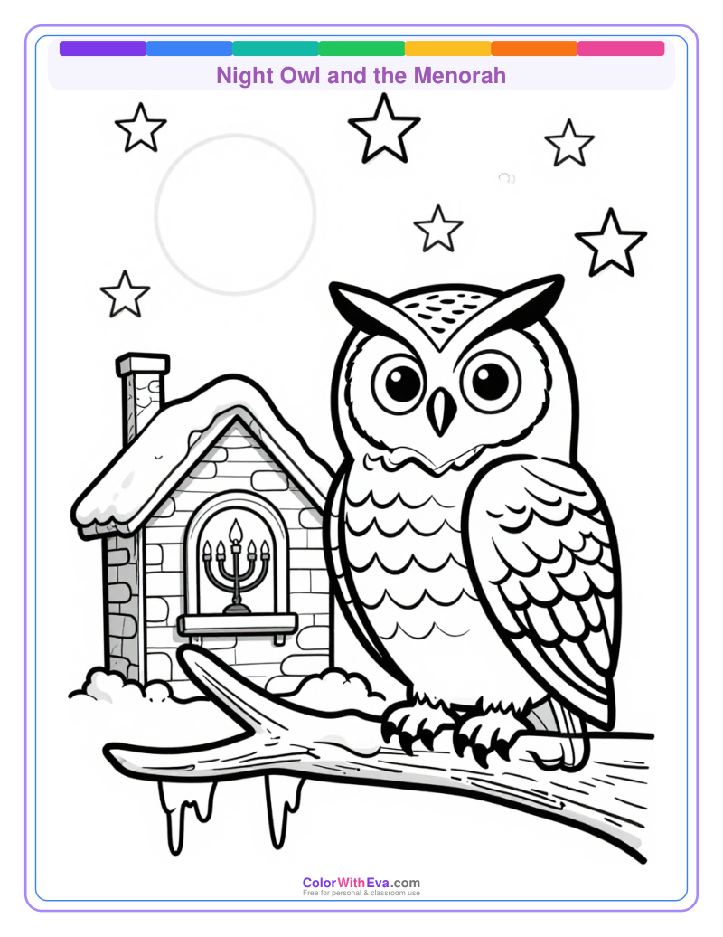 Night Owl and the Menorah preview