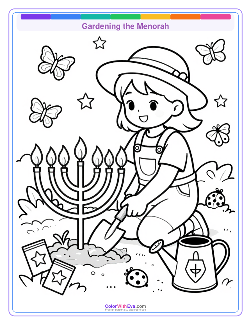 Gardening the Menorah preview