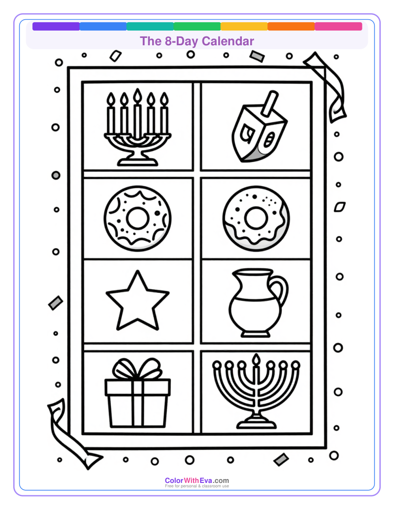 The 8-Day Calendar preview