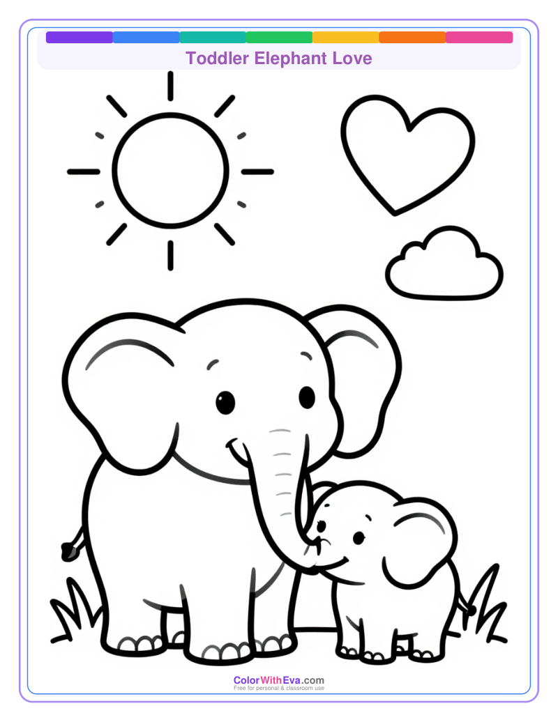 Toddler Elephant Love thumbnail