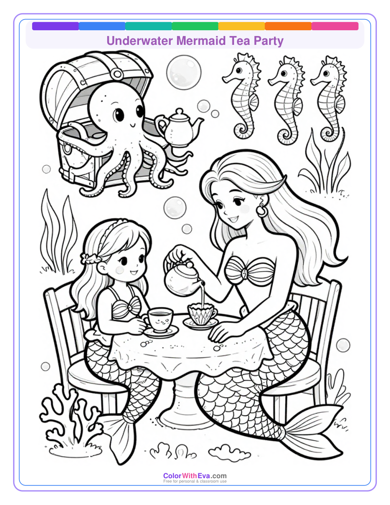 Underwater Mermaid Tea Party preview