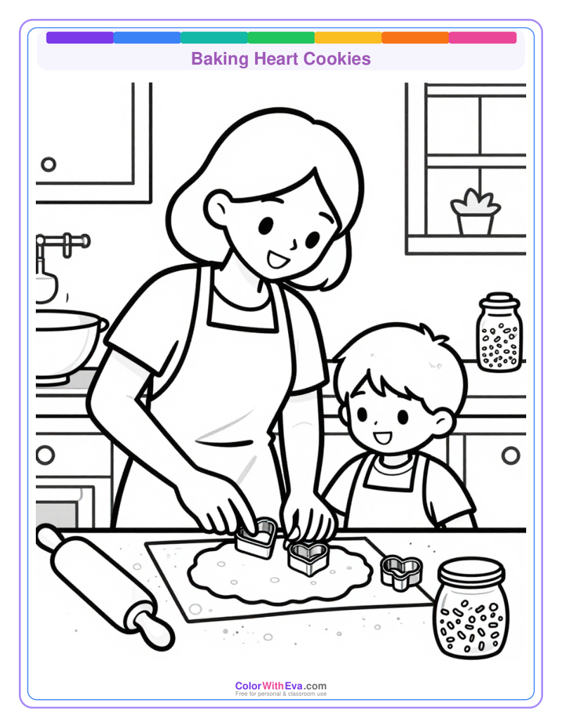 Baking Heart Cookies preview