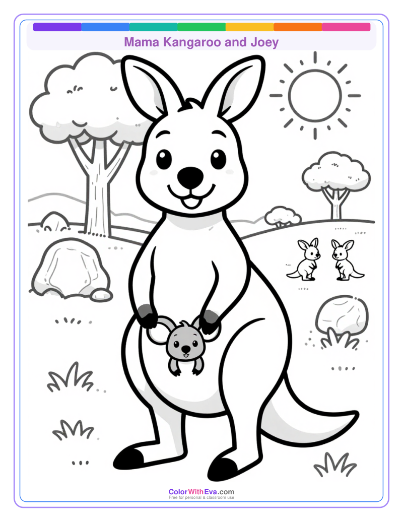 Mama Kangaroo and Joey preview