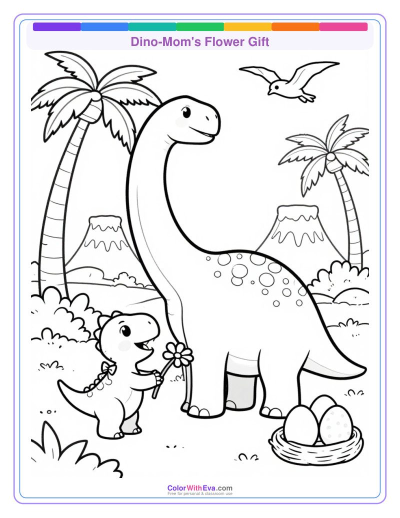 Dino-Mom's Flower Gift thumbnail