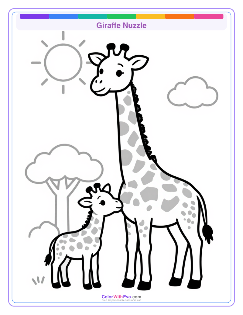 Giraffe Nuzzle preview