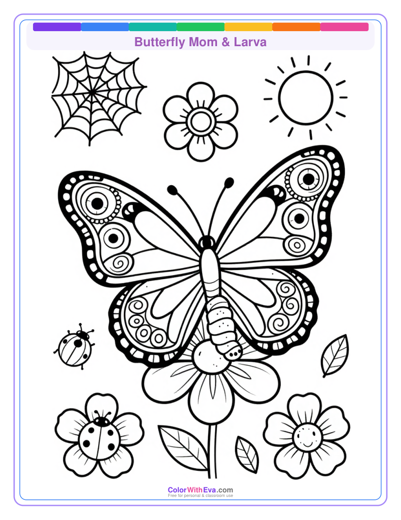 Butterfly Mom & Larva thumbnail
