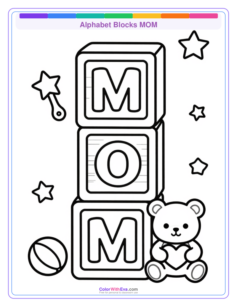Alphabet Blocks MOM preview