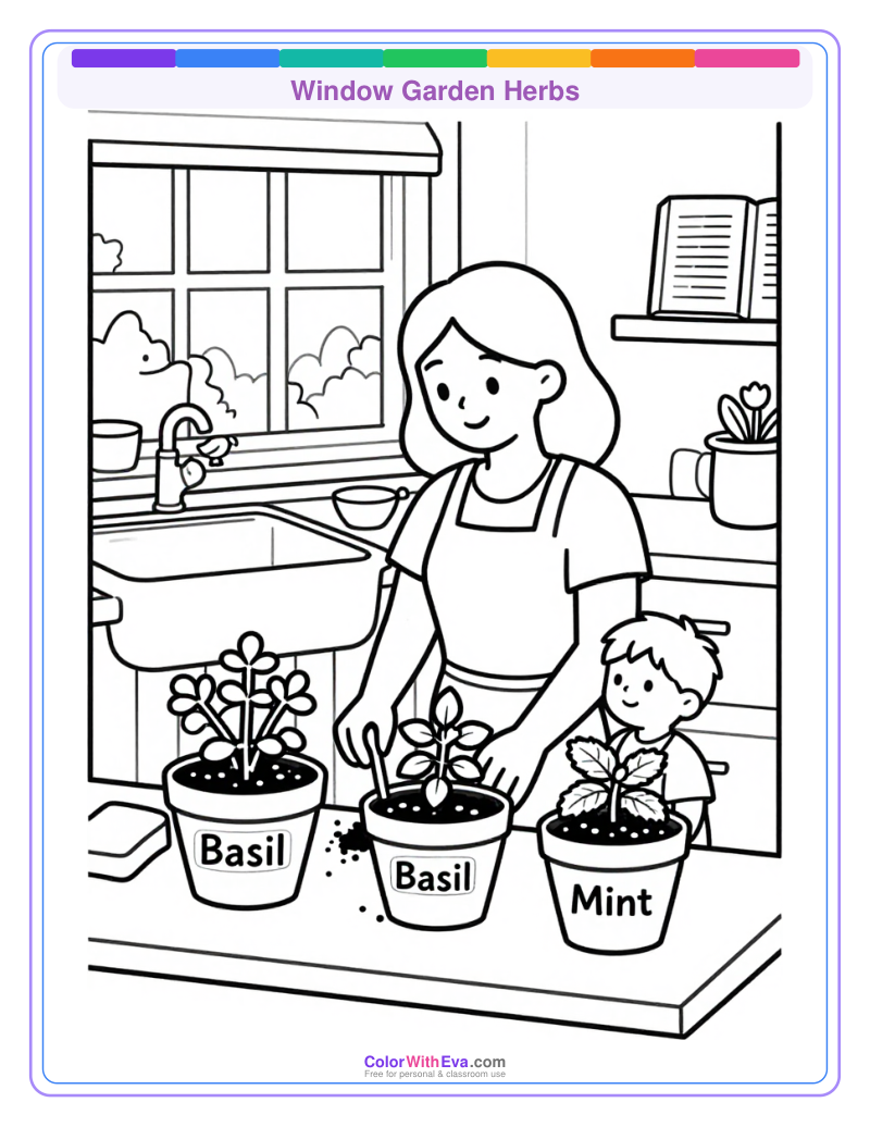 Window Garden Herbs preview