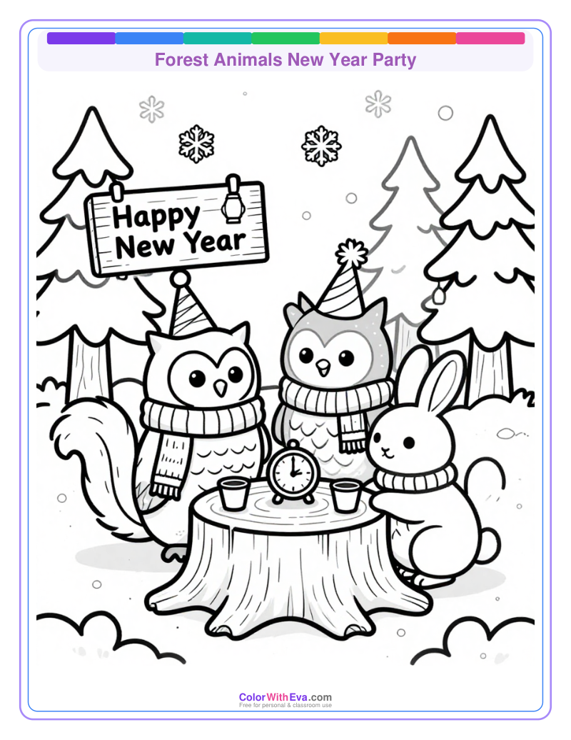 Forest Animals New Year Party preview