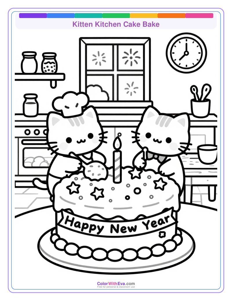 Kitten Kitchen Cake Bake thumbnail