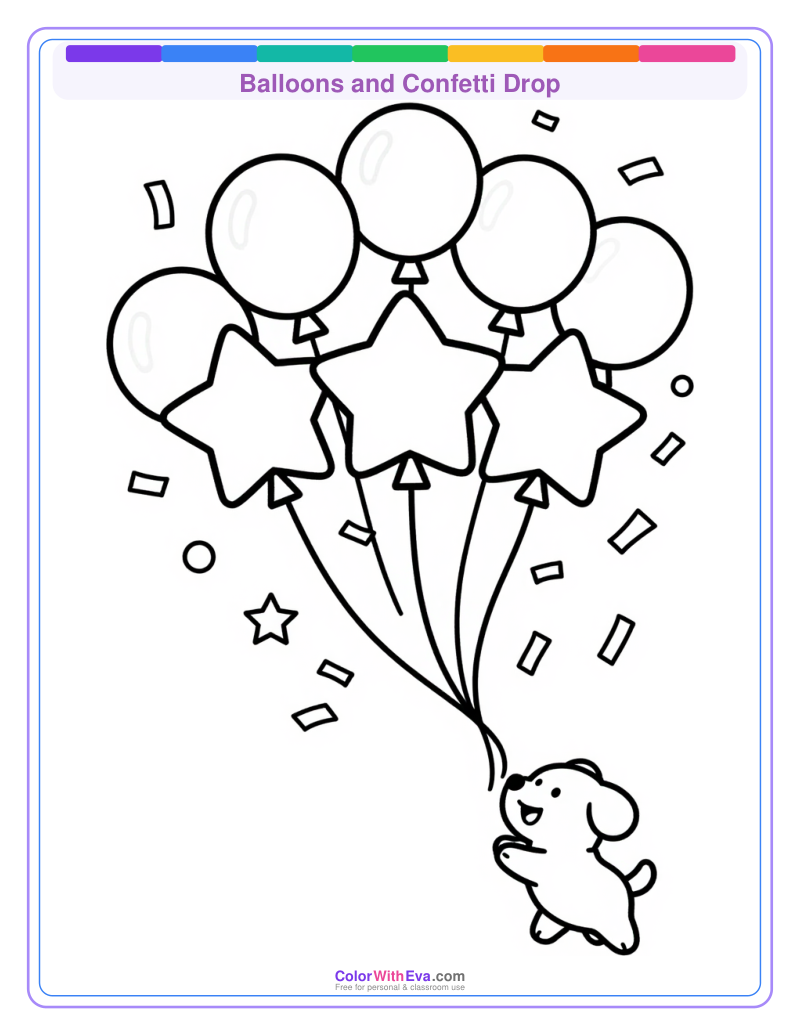 Balloons and Confetti Drop preview