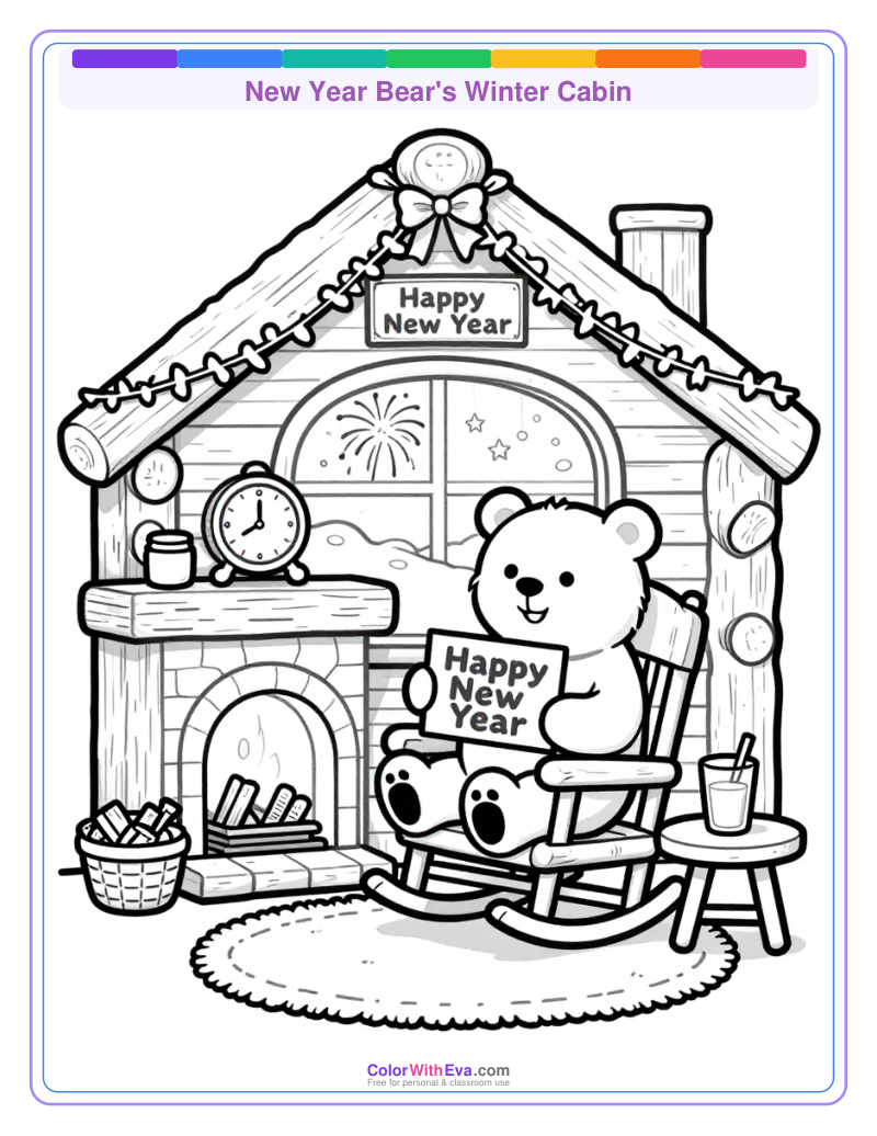 New Year Bear's Winter Cabin preview
